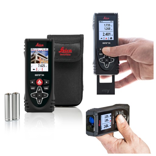 Лазерный дальномер Leica Disto X4 [3D, DXF, IP65] универсальный для уличного использования