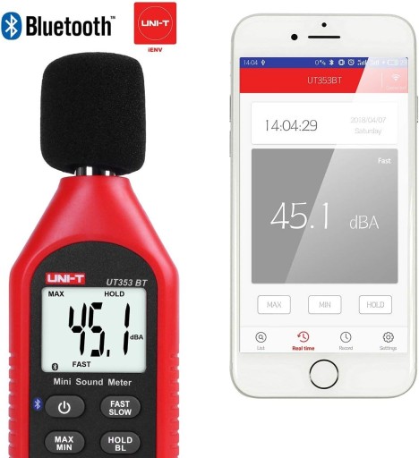 UNI-T UT353BT Мини-шумомер/Bluetooth
