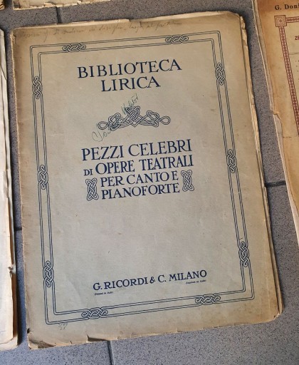 НАБОР АНТИЧНЫХ МУЗЫКАЛЬНЫХ НОТ - 10 НОТ - KRAKOW SHEET MUSIC