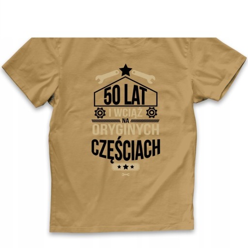 SUPER KOSZULKA MĘSKA PREZENT URODZINY KAŻDY ROK