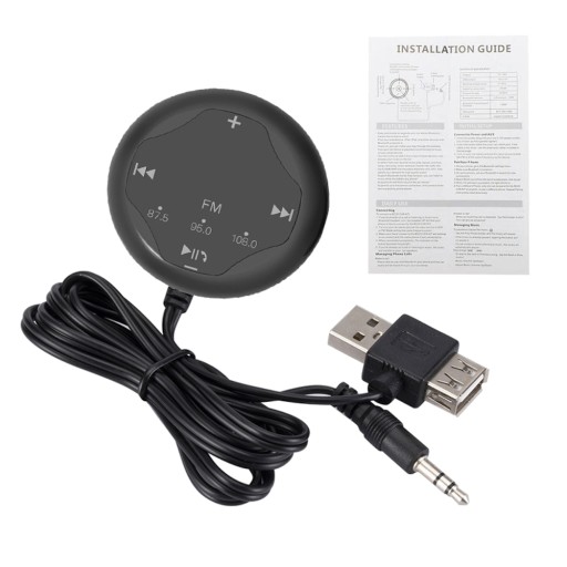 Transmiter Nadajnik FM Odbiornik Bluetooth BT USB Jack Zestaw do samochodu