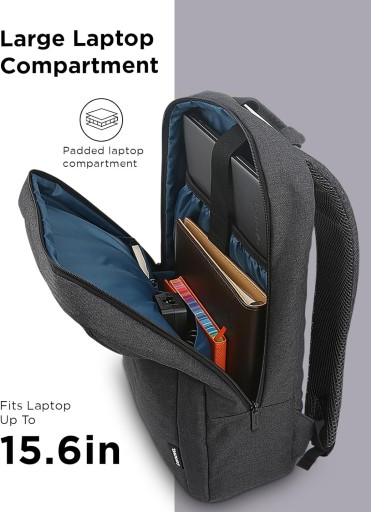 РЮКЗАК ДЛЯ НОУТБУКА LENOVO 15,6 ДЮЙМА, ЧЕРНЫЙ