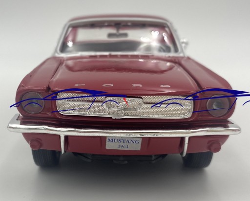 Ford MUSTANG 1/2 купе 1964 1:24 Motormax 73273