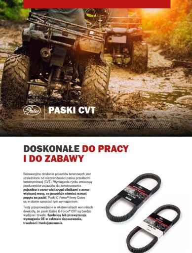PASEK NAPĘDOWY GATES Kawasaki Prairie 400 97-98