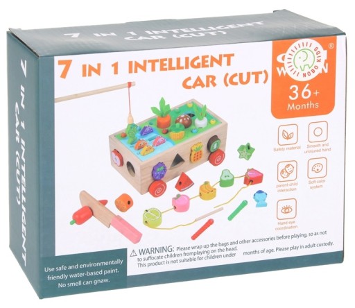 Montessori Game Sorter Oepatables Cartors Wormes Струны деревянные блоки