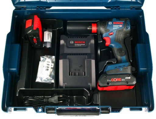 УДАРНЫЙ КЛЮЧ GDX 18V-200 C BOSCH 2x4,0 Ач L-BOXX