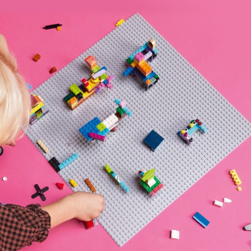 Серая опорная плита LEGO Classic 11024