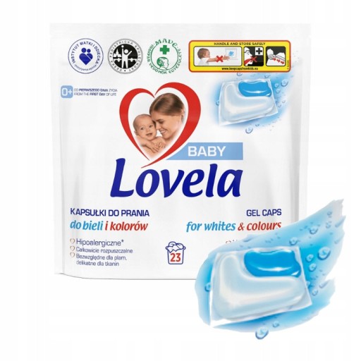 Капсулы Lovela универсальные для стирки, 23 штуки
