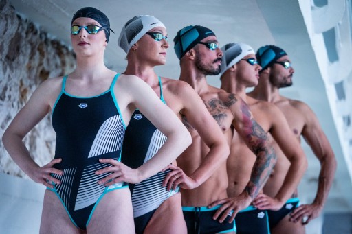 Очки для плавания Arena COBRA SWIPE MIRROR AQUA