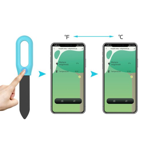 Датчик температуры и влажности почвы TUYA Bluetooth