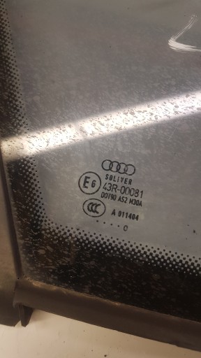 ОКНО КУЗОВА ЛЕВОЕ ЗАДНЕЕ AUDI A6 C6 4F5 2010