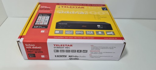 TELESTAR 5310464 Ресивер, SAT, DVB-S2, HD+