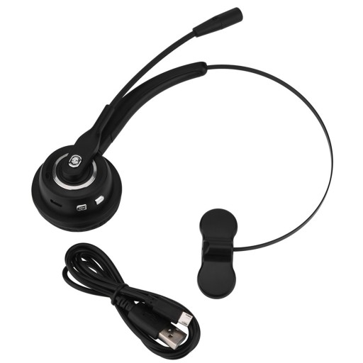 Zestaw słuchawkowy Bluetooth do call center 12-godzinne słuchawki z J2