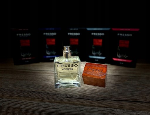 Автомобильные духи FRESSO Dark Delight 50 мл + автомобильный ароматизатор