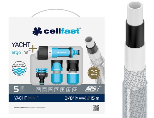 НАБОР ДЛЯ ОПРЫСКИВАНИЯ CELLFAST YACHT PRESTIGE 3/8 15м