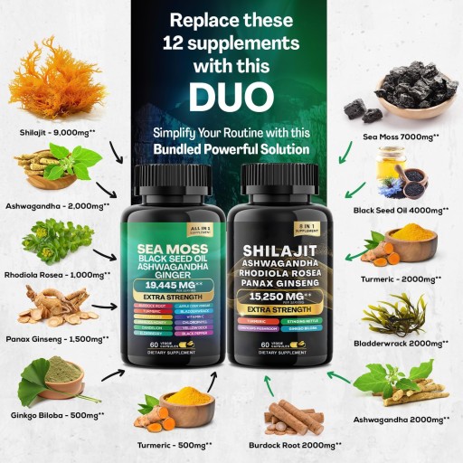 Комплекс Dynamic Vitality: мультивитамины с морским мхом и мощное мумие