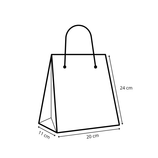 TORBA OZDOBNA NA PREZENT KSIĄŻKA 20x24x11cm 10szt