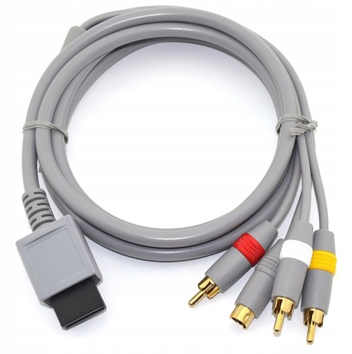 AV-кабель 3x Chinch + S-Video Nintendo Wii 1,8 м * Аудио-Видео Wii U