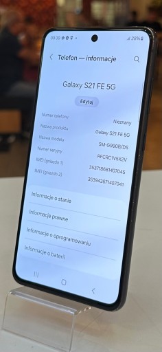 Графитовый смартфон Samsung Galaxy S21 FE 6 ГБ/128 ГБ 5G