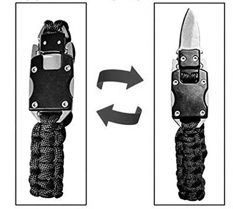 БРАСЛЕТ ПАРАКОРДНЫЙ НОЖ OUTDOOR SURVIVAL JL108