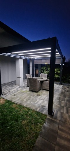 -10% Wyprzedaż Sezonowa Pergola Ogrodowa 3x3 Zadaszenie Tarasu Lamele