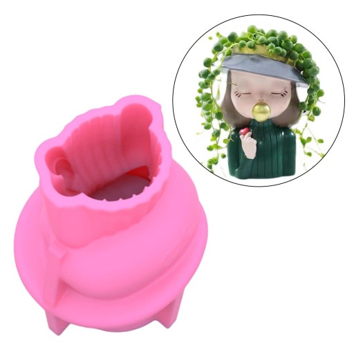 Силиконовые формы Bubble Girl для горшечных растений.