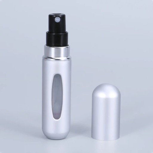 PERFUME ATOMIZER Флакон-дозатор для парфюмерной этикетки 5 мл, матовое серебро