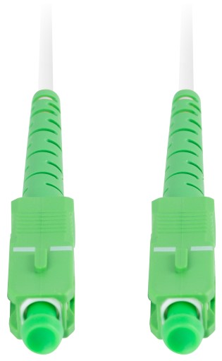 KABEL PRZEWÓD ŚWIATŁOWODOWY ŚWIATŁOWÓD PATCHCORD SC/APC-SC/APC SIMPLEX 10M