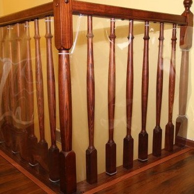 Защита балюстрады, пленка ПВХ, 400х90см.
