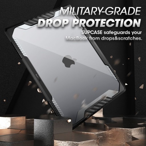 Чехол APPLE MACBOOK AIR 15.3 2023 Supcase Unicorn Beetle черный