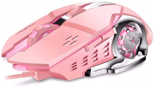 Розовый игровой набор с клавиатурой и мышью M620 RGB