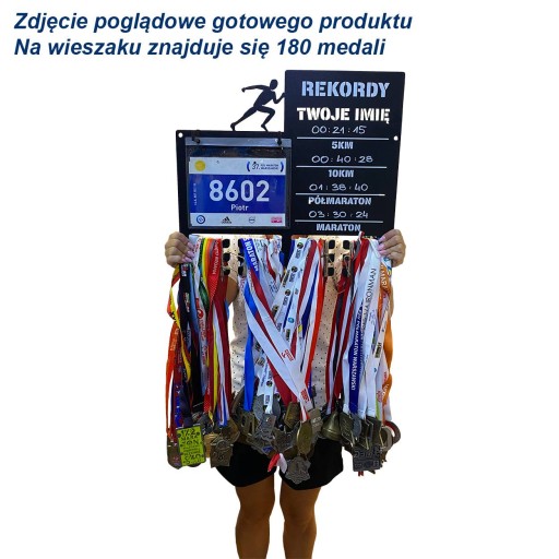 Вешалка для медалей и стартовых номеров TRIATHLON RECORDS наименование 346.1