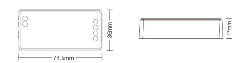 Настенный блок управления диммером MILIGHT LED MONO