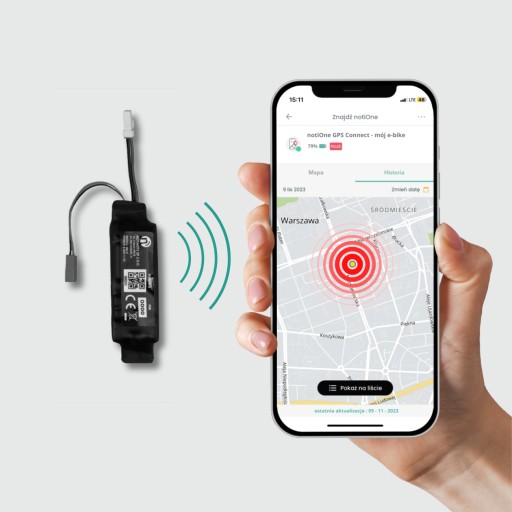 notiOne GPS Connect Электрический велосипедный локатор BOSCH N-SMART