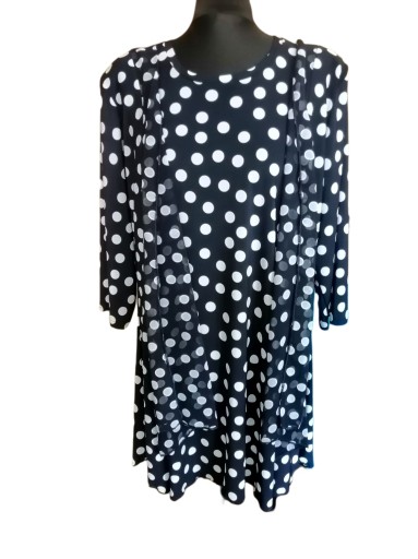 TUNIKA z SZYFONEM modna, wizytowa 2XL (48/50)