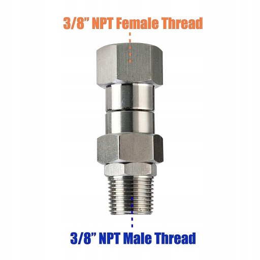 Мойка высокого давления Поворотные соединения 3/8 дюйма