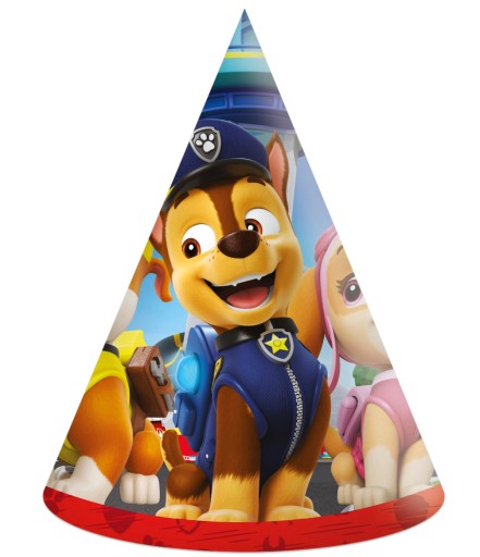 ШАПКИ НА ДЕНЬ РОЖДЕНИЯ PAW PAW PATROL 6 ШТ.