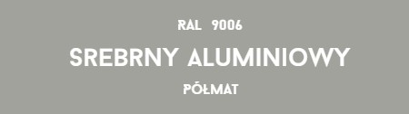 FARBA RAFIL RADACH SREBRNY ALUMINIOWY PÓŁMAT 5L