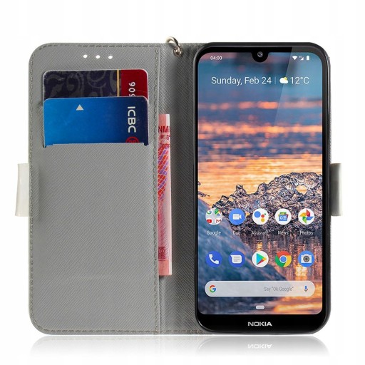 MAGNET LEATHER COVER CASE FOR Nokia 4.2
