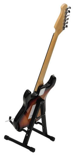 STATYW GITAROWY / STOJAK NA GITARĘ METALOWY + STRUNY DO GITARY KLASYCZNEJ +