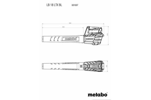 АККУМУЛЯТОРНАЯ ВЕНТИЛЯТОР LB 18 LTX BL METABO