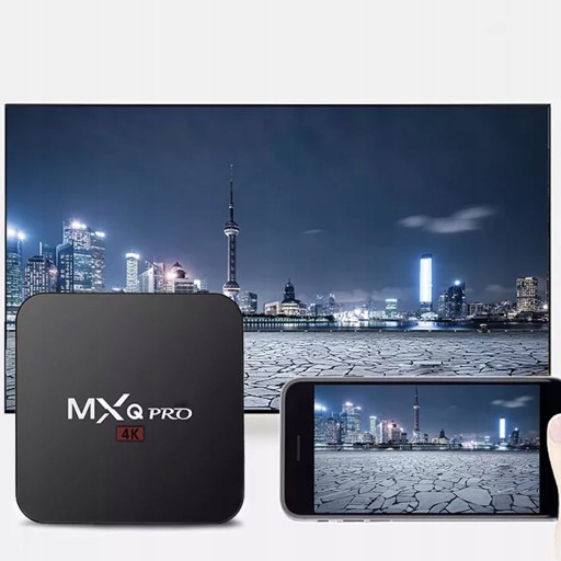 SMART TV BOX 8 ГБ MXQ PRO 4K ДЕКОДЕР ANDROID 7.1