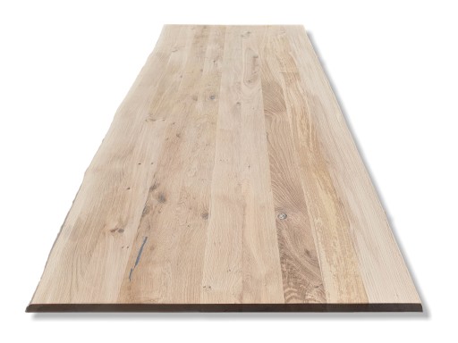 BLAT DĘBOWY RUSTIC, KRAWĘDŹ OFLIS, 200X90CM