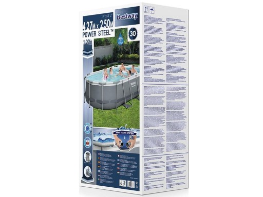 Садовый бассейн, каркасный, 427х250х100 Bestway 11в1