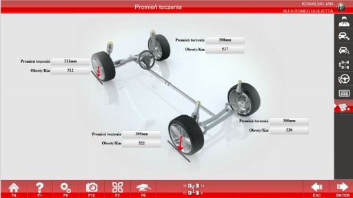Urządzenie do geometrii kół 3D geometria certyfikat TDT Invento XV550X SKP