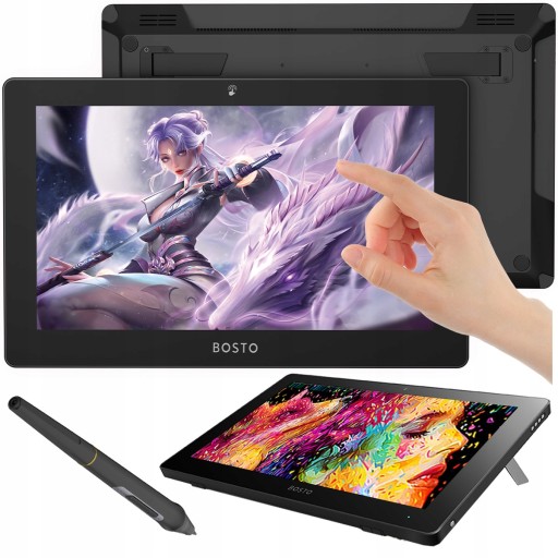 ПРОФЕССИОНАЛЬНЫЙ графический планшет BOSTO X5 16 ГБ 512 ГБ 2 в 1 WINDOWS 10 Pro TOUCH