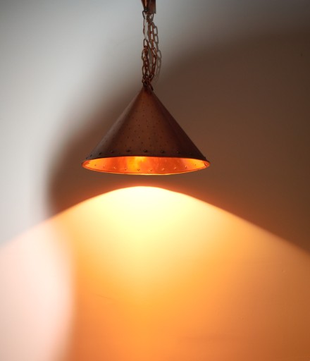 Duńska Lampa Brutalistyczna w stylu Th Valentiener