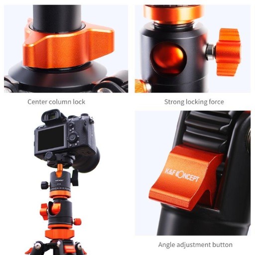 ШТАТИВ/ШТАТИВ Монопод K&F ALU/MAG 185 СМ НОВЫЙ + БЕСПЛАТНЫЙ USB-ЧЕХОЛ BUBM