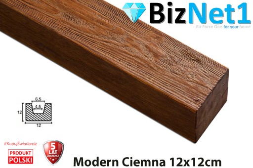 Belka Belki rustykalne dekoracyjna Modern 12x12 4M