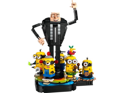75582 - LEGO Minions - Грю и миньоны из кирпичей